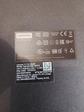 Ordenador portátil Lenovo