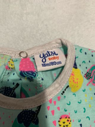 Pijama bebé estampado helados y sandías