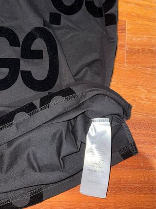 Polo Gucci Nero GG Monogram