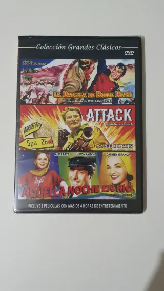 Colección Grandes Clásicos DVD 3 Películas