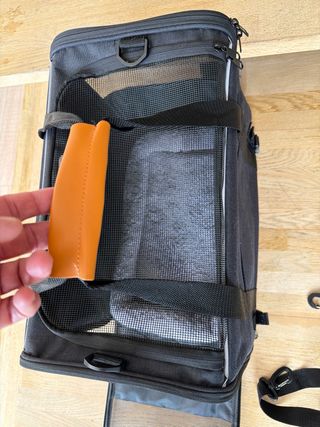 Transportín Perro/Gato Negro y Gris