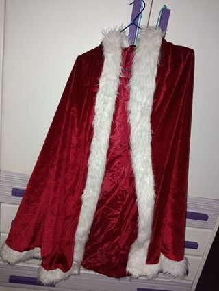 Capas terciopelo roja y azul