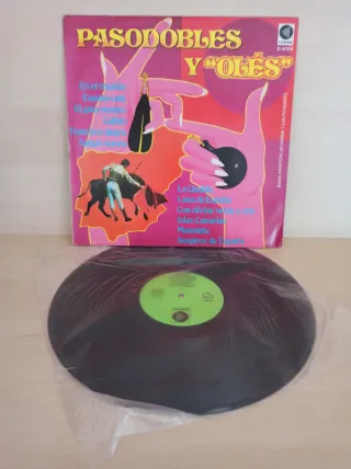 Disco Vinilo Pasodobles y Oles
