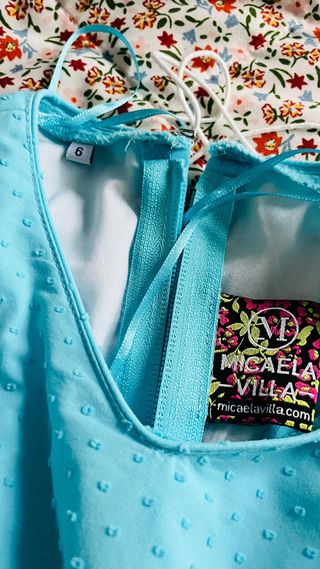 Traje de Flamenca Niña.Micaela Villa.Talla 6.