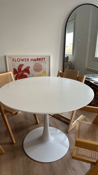 Mesa redonda comedor D. 100 cm