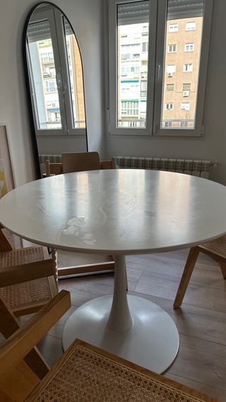 Mesa redonda comedor D. 100 cm