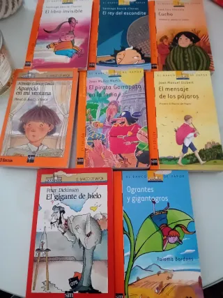 Pack 8 libros Barco de Vapor Sm