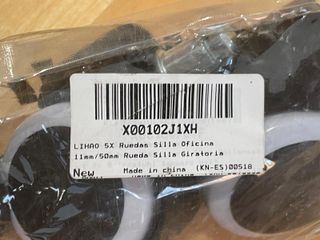 Ruedas Silla Oficina (4 uds)