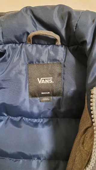 Chaqueta Vans Gris y Azul