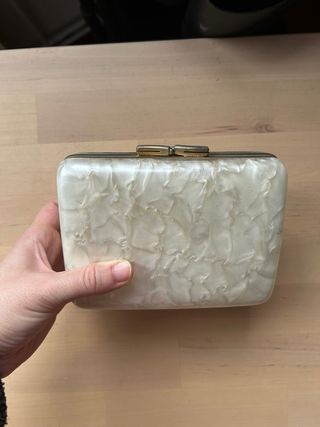 Bolso de fiesta vintage nacarado