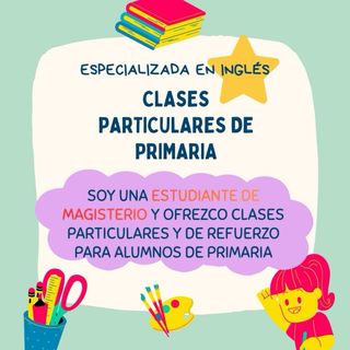 Clases particulares a alumnos/as de Primaria