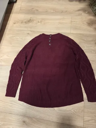 Jersey granate tejido