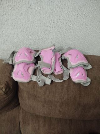 Patines 4 Ruedas Infantiles con Luces y Proteccion