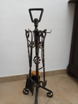 Chispero y limpia chimeneas metal