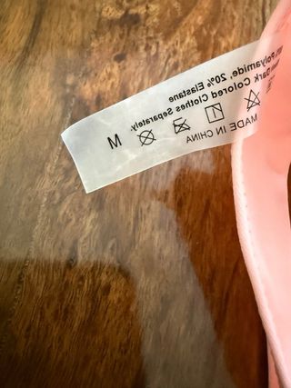 Bikini Talla M tirantes extraíbles. Marca Shein