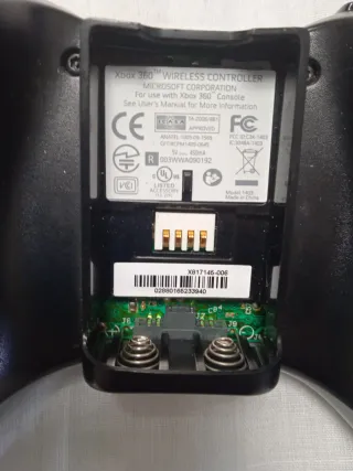 MANDO ORIGINAL MICROSOFT XBOX 360 NEGRO