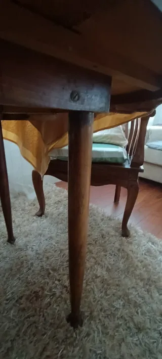 Mesa comedor extensible  madera