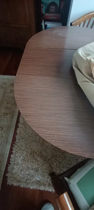 Mesa comedor extensible  madera