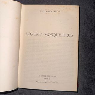 LOS TRES MOSQUETEROS