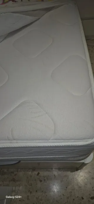 Canapé + Colchón 105x190 Blanco