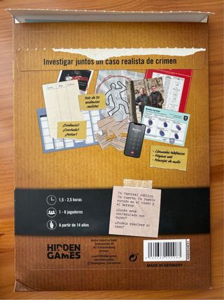 Gioco da tavolo Hidden Games: Il crimine di Quintana