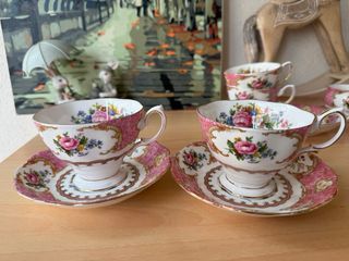 Tazas de porcelana Lady Carlyle