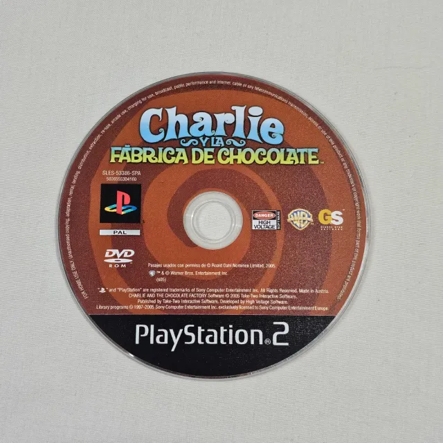 Charlie e a Fábrica de Chocolate PS2