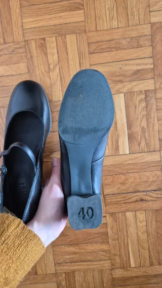 Camper Mary Jane Scarpe Nere