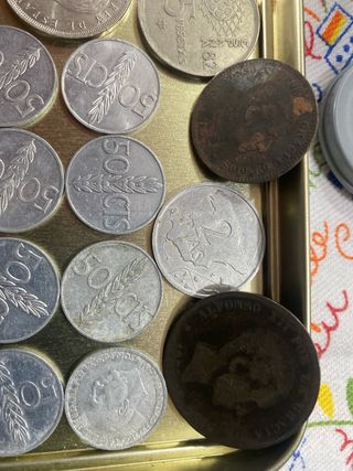 49 Monedas España 50 cts a 50 Pesetas y Alf XII
