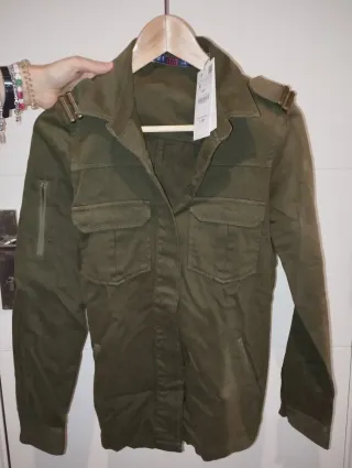 Chaqueta verde militar Talla S