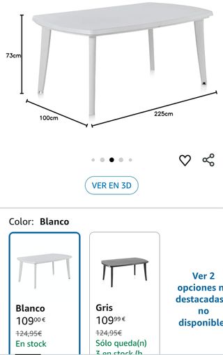 Mesa Comedor Extensible Exterior