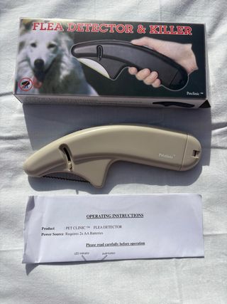 Cepillo detector y mata pulgas Petclinic