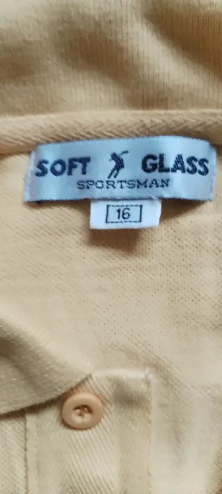 Polo manga corta amarillo