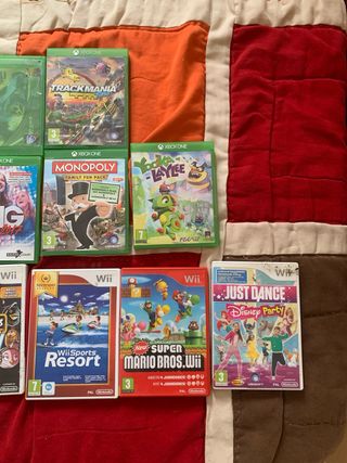 Lote Videojuegos Wii, PS4, Xbox