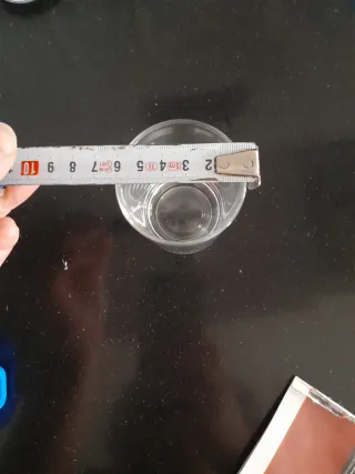 6 Vasos de chupito de cristal