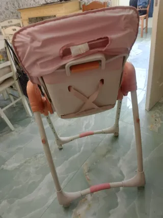 Seggiolone pappa rosa