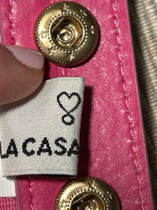 Cinturón Lola Casademunt fucsia con cristales