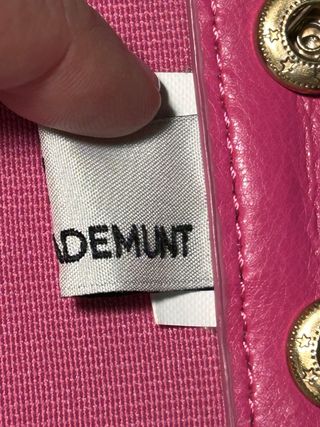 Cinturón Lola Casademunt fucsia con cristales