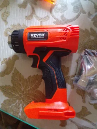 Pistola de calor naranja