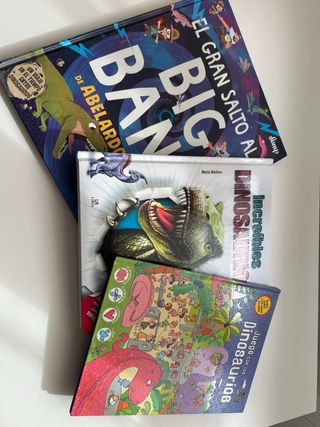 Lote libros dinosaurios