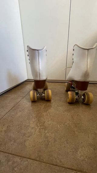 Pattini da pattinaggio artistico Risport Venus taglia 260 + Placa Elyo STD