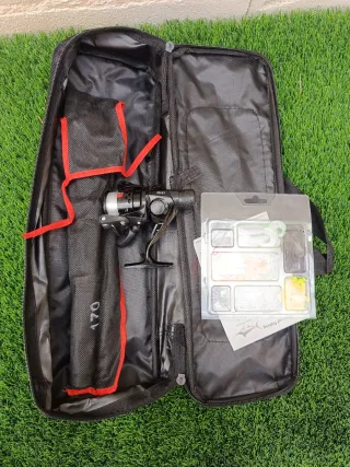 Kit Caña Pescar Ultraligero + Carrete