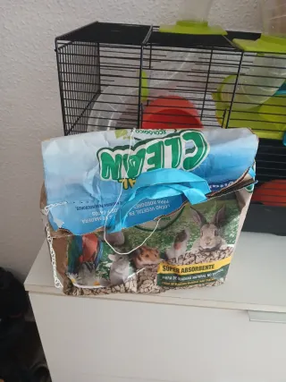 Jaula para hámster con accesorios