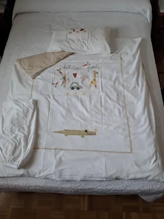 Juego sábanas y funda nórdica cuna