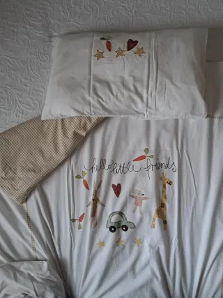 Juego sábanas y funda nórdica cuna