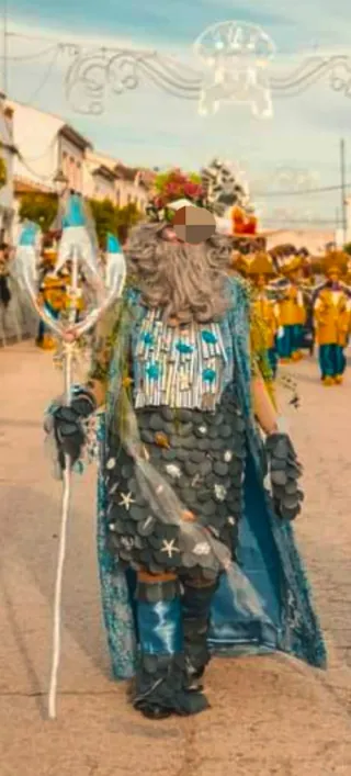 Disfraz payaso multicolor talla única