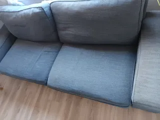 Sofá Kivik Ikea Gris Tela