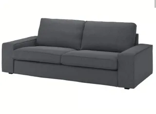 Sofá Kivik Ikea Gris Tela