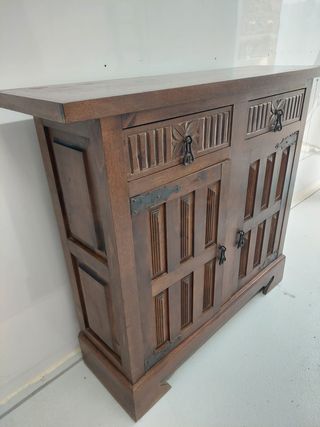 Mueble recibidor madera estilo Castellano