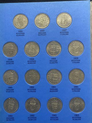 Colección Shillings Isabel II 1953-1966